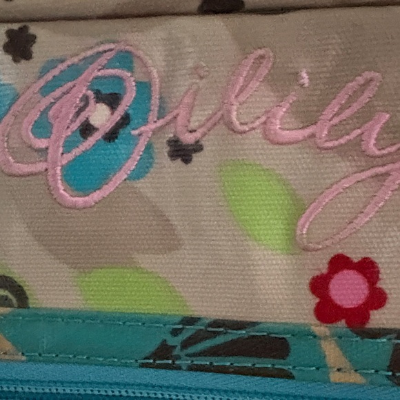 Oilily Blue and Pink Mermaid Kids suitcase - Picture 5 of 13